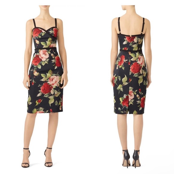 New Black Halo Daria Sheath Dress size 0 - Picture 9 of 9